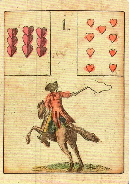 Le Cavalier, carte n° 1 du Petit Lenormand